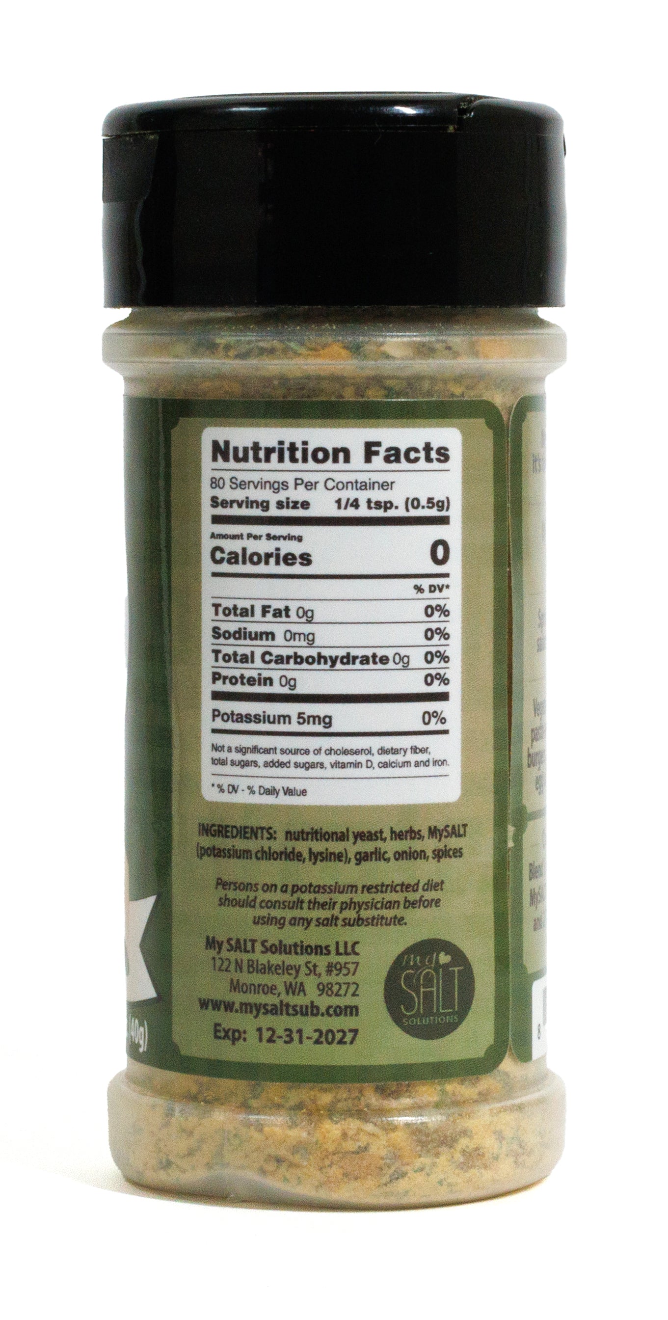 MySALT Caesar Seasoning, Sodium Free