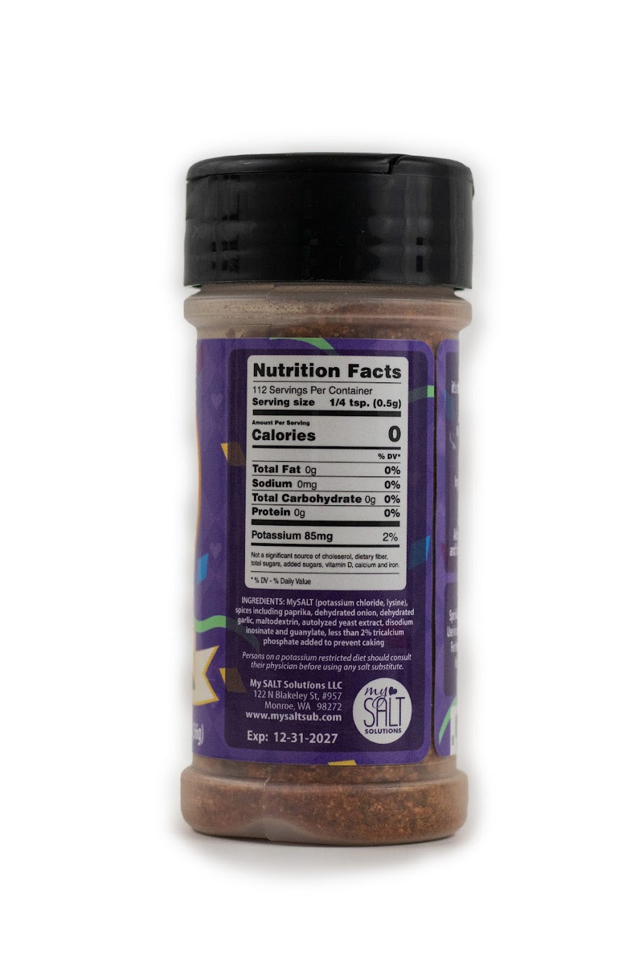 MySALT Cajun Seasoning, Sodium Free