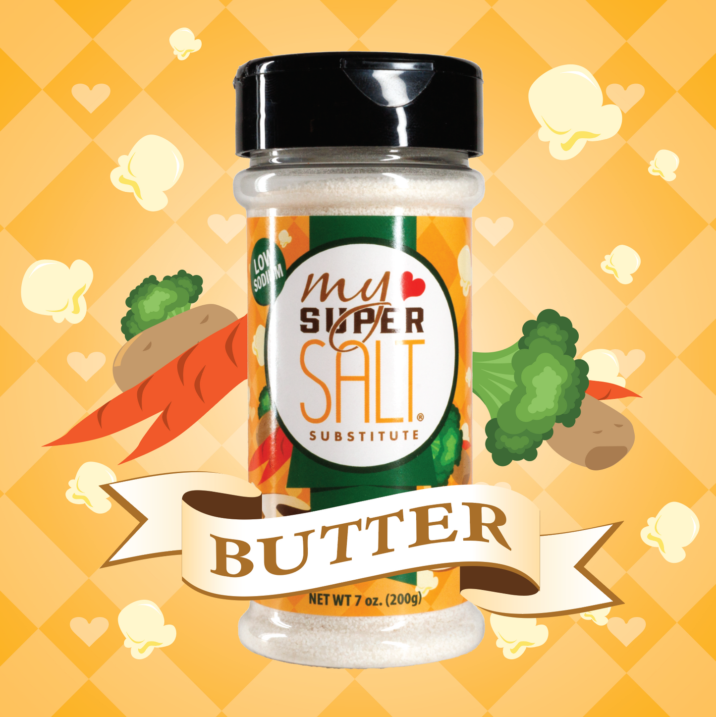 My SUPER SALT, Butter Flavored, Low Sodium