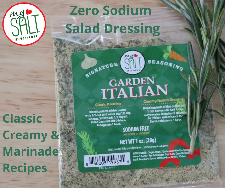 MySALT Garden Italian Salad Dressing Mix
