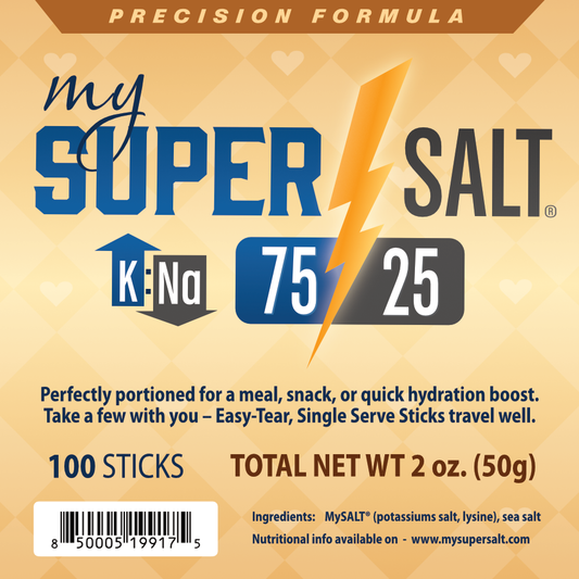 My SUPER SALT 75:25 Precision Formula - 100 Sticks