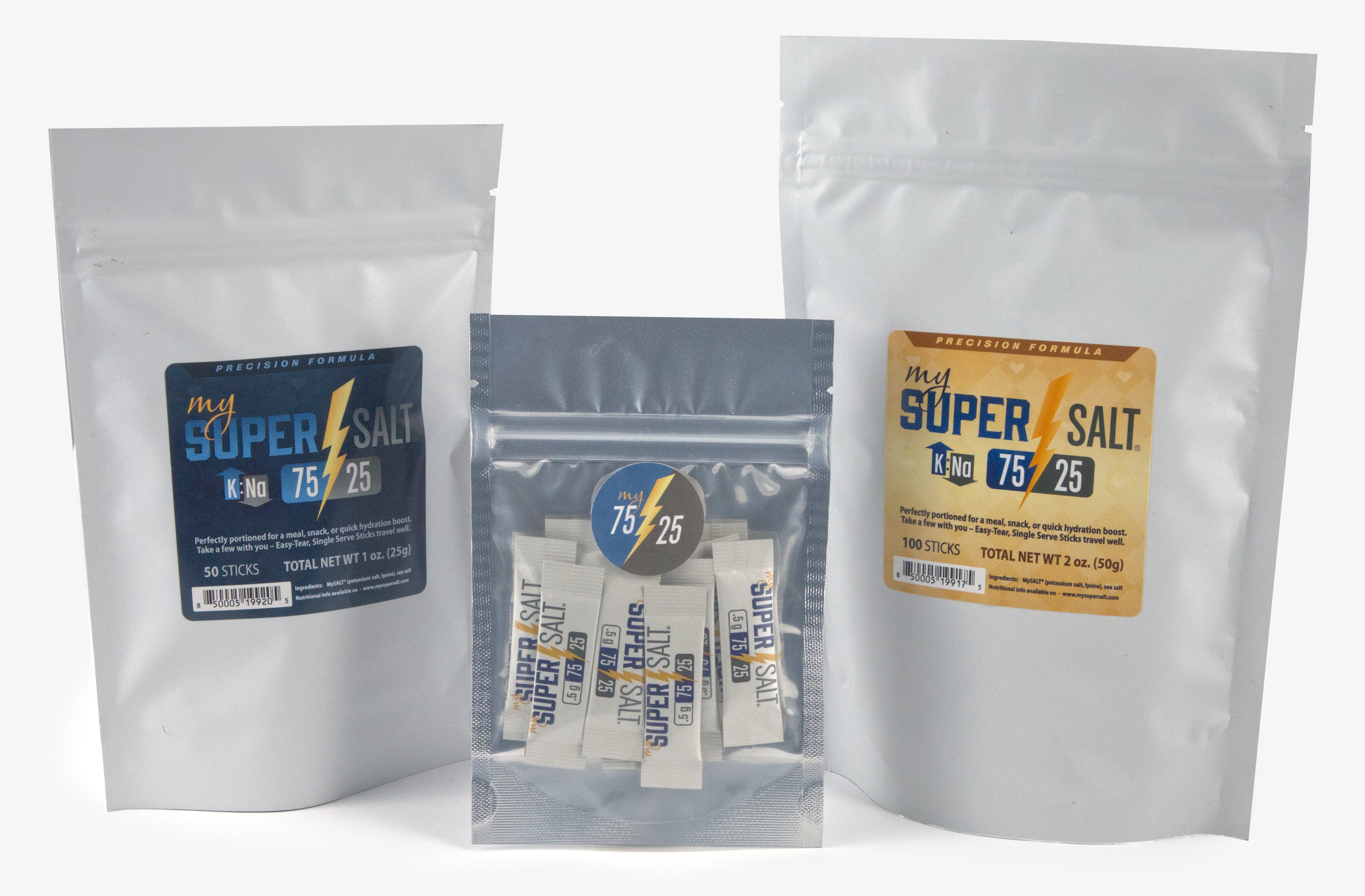 My SUPER SALT 75:25 Sticks -- Portable, Balanced Salt (100) – My