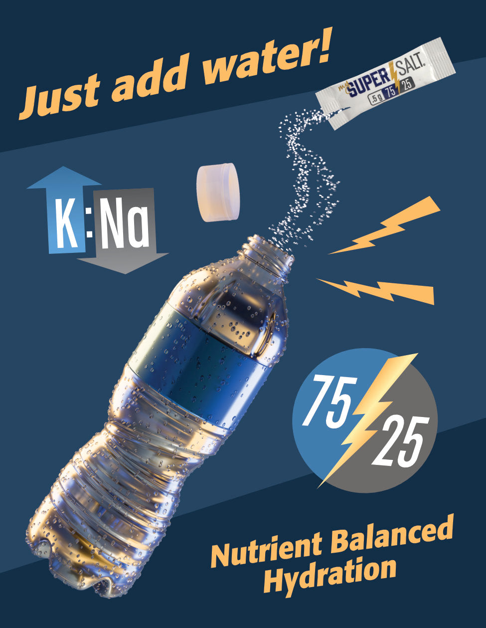 その他 salt My SUPER SALT 75:25 Sticks -- Portable, Balanced Salt (100) – My
