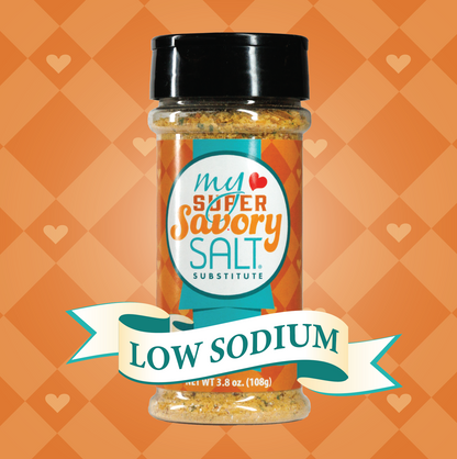 My SUPER Savory SALT, Low Sodium, Low Potassium