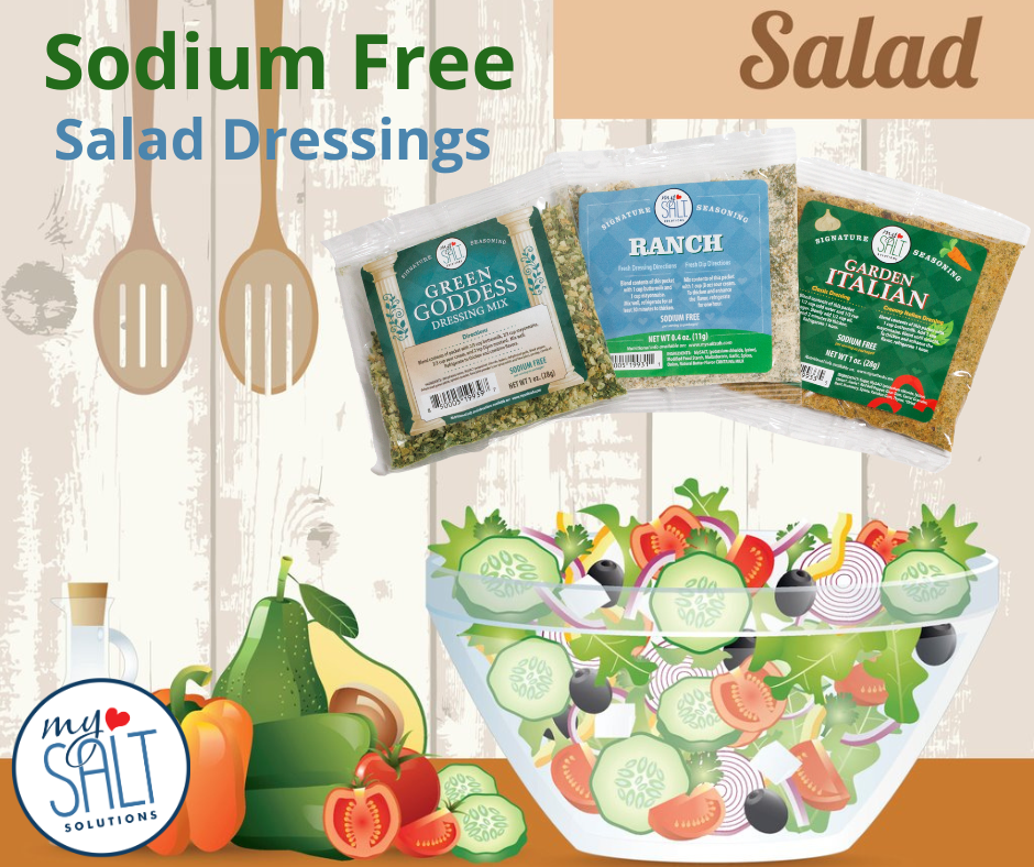 MySALT Sodium Free Salad Dressing Mixes