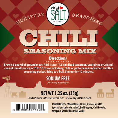 MySALT Chili Seasoning Salt Free