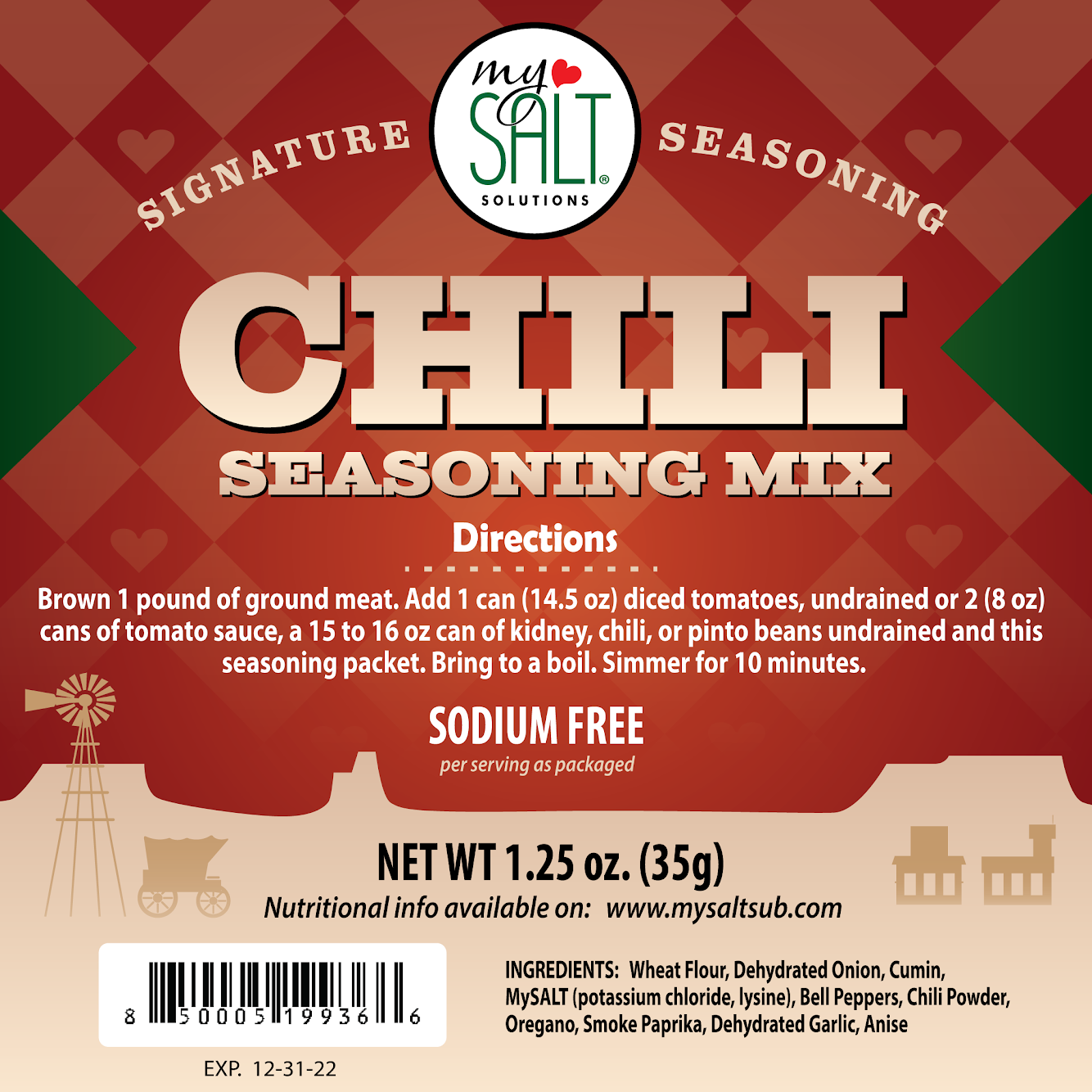 Gluten-Free Chili Seasoning - Love Your Body Well