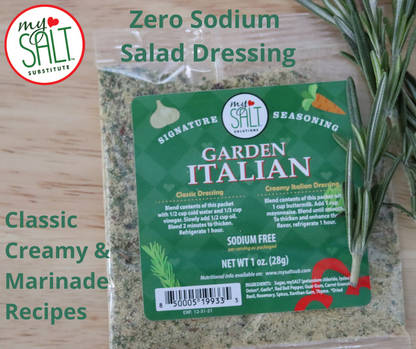 MySALT Garden Italian Salad Dressing Mix Sodium Free