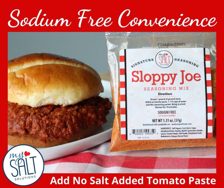 MySALT Sloppy Joe Salt Free